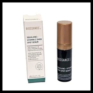 Biossance Squalane + Vitamin C Dark Spot Serum 0.13 fl.oz. 4 ml. Travel size